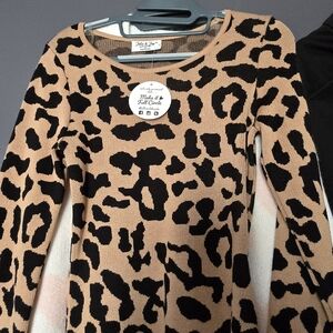Julie & Joy Leopard Print Sweater